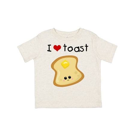 

Inktastic I Love Toast Gift Toddler Boy or Toddler Girl T-Shirt