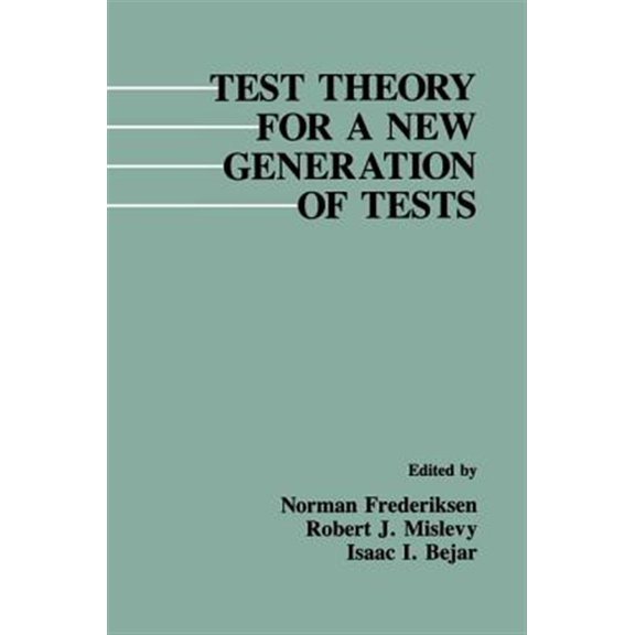 Pre-Owned Test Theory for a New Generation of Tests (Paperback)