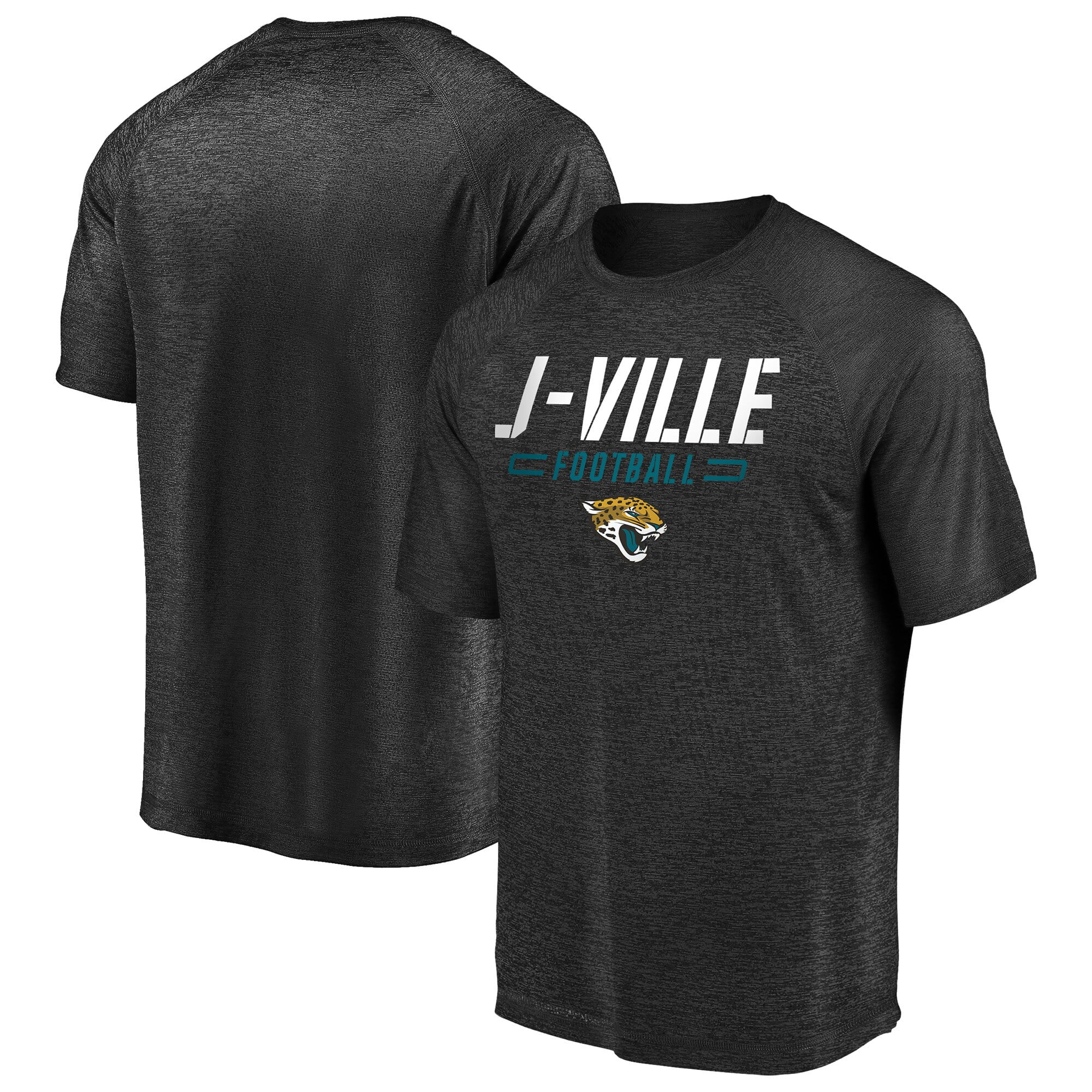 Jacksonville Jaguars Majestic Iconic Striated Hometown T-Shirt - Black ...