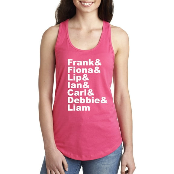 Frank & Fiona & Lip & Ian & Carl & Debbie & Liam Racerback Tank