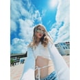 thumbnail image 4 of Gafas de Sol FEISEDY Sin Montura Y2K Futuristas Envolventes B2927, 4 of 8