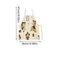 thumbnail image 2 of Kids Halloween Apron Small Size 47x38cm Funny Pattern Design 2 Adjustable Waterproof Costume Apron for Baking Party and Dress Up, 2 of 6