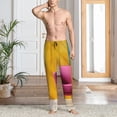 thumbnail image 2 of Zufioo Bright Pink Chair Mens Pajama Pants Sleep & Lounge Pants Sleepwear Pants(Available in Big & Tall)-Small, 2 of 6