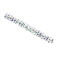 thumbnail image 3 of 50 Pieces Rhinestone Rondelle Handmade Rondelles Loose Bead Spacer Beads Jewelry Crystal Multi-colors Loose Bead Earring Necklace Accessories White AB, 3 of 6