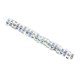 thumbnail image 1 of Wosthever 50 piezas de cuentas espaciadoras hechas a mano de Rondelle de diamantes de imitación, joyería de cristal multicolor, pendientes de cuentas Artesanía AB blanco 8MM50 Piezas Wosthever HA062300-08, 1 of 6