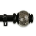 thumbnail image 2 of Polychrome 1" Curtain Rod 160-240 inch - Black, 2 of 2