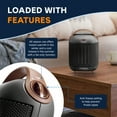 thumbnail image 3 of DeLonghi Capsule Ceramic Heater - Grey, 3 of 4