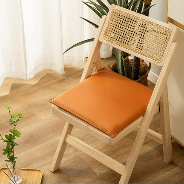 pstuiky Cojín de espuma para oficina para sentarse durante mucho tiempo transpirable fino para silla de comedor de cuero