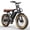 Brown, variant on UL2849 Electric Bike for Adults, Peak 1500W Motor, 20"x4" Fat Tire,48V/17.5AH