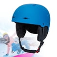 thumbnail image 1 of Casco de esquí Casco de nieve portátil para deportes de invierno de montaña y carretera Ciclismo de carretera azul, 1 of 8