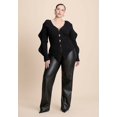 thumbnail image 6 of ELOQUII Women's Plus Size Rounded Sleeve Cardigan, 6 of 6