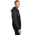 thumbnail image 2 of Sport-Tek Men's Hybrid Full-Zip athletic hoodies, 2 of 3