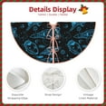 thumbnail image 5 of Balery Spacecraft Printed Christmas Tree Skirt , Merry Christmas Party Christmas Tree Decoration,Adjustable Tree Skirt-30", 5 of 8
