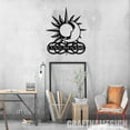 thumbnail image 4 of Craftnamesign Custom Vintage SUN and MOON Metal Sign LED Light, Sun Moon Sign, Sun Moon Decor, 4 of 5