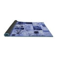 thumbnail image 2 of Ahgly Company Indoor Square Patchwork Blue Transitional Area Rugs, 3' Square, 2 of 4
