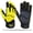Black - Yellow, variant on Stealth Padded Football Lineman Gloves – Black, Battle College Lineman, Be a Villain Not a Joker with Padded Stealth Football Gloves with Padded Protection, Youth, Kids, Men, Boys, Small to XXL Sizes