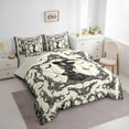 thumbnail image 3 of Castle Fairy Teenager Halloween Witch 7-Piece Twin Bedding Sets,Spooky Animal Bedding Comforter Set,Bohemian Damask Breathable Sheet Sets,Super Cozy Festival Room Decor, 3 of 8