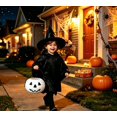thumbnail image 4 of Jack O Lantern Plastic Pumpkin Bucket, Halloween Pumpkin Candy Pail, Trick or Treat Container for Candy Collection & Holiday Decor, 4 of 9