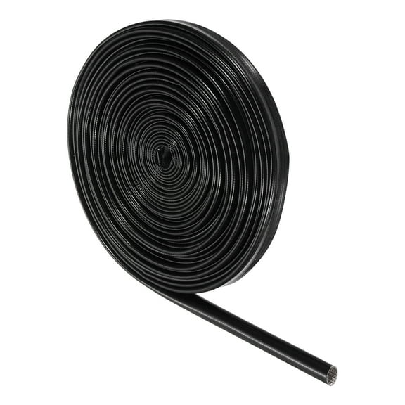 Uxcell Insulation Braided Cable Sleeve High Temp Silicone Fiberglass Sleeving for Automotive Wiring Protection mm 5 20 ft