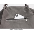 thumbnail image 5 of CoCopeaunt Women Girls Fashion Contrast Color Grid Tote Hobo Handbag Casual Canvas Shoulder Bag, 5 of 6