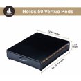 thumbnail image 2 of for Vertuo Pod Holder Coffee Pod Organizer for Nespresso Pod Storage Glass Top(50 Pods Capacity), 2 of 6