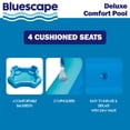 Bluescape Deluxe Inflatable Family Pool, 4 Seats, Suitable for Age 6 ...