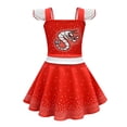 thumbnail image 2 of Girls Cartoon Cheerleading Dress with Bag Halloween Fancy-Dress Costume Outfit 3-8T, 2 of 7