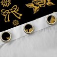 thumbnail image 4 of jejeloiu Cute Bowtie Ribbon Blackout Curtains Set of 2 (52x84 Each),Cartoon Bow Knot Window Curtains,Orange Floral Curtains and Drapes For Girls,Super Cozy Room Decor, 4 of 6