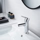 thumbnail image 2 of Grifo de baño mezclador monomando para lavabo, grifo de lavabo alto moderno, grifo de lavabo de latón macizo, mezclador monomando para lavabo adecuado para lavabo de baño, cromado, 2 of 6