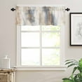 thumbnail image 2 of Beige Gray Kitchen Valances for Windows 42x18 Inch Kitchen Curtains Valances Rod Pocket Abstract Grunge Mottled Neutral Texture Bathroom Window Valances for Window Treatment Decor, 2 of 6
