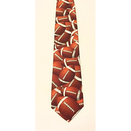 New Football Ball - New Just Balls - FOOTBALL NECKTIE BY RALPH MARLIN 3837