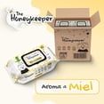 thumbnail image 4 of The Honeykeeper, Baby Wipes, Biodegradable Fabric Honey Scent, Box with 576 Wipes (8 packs of 72 wipes each), 4 of 4
