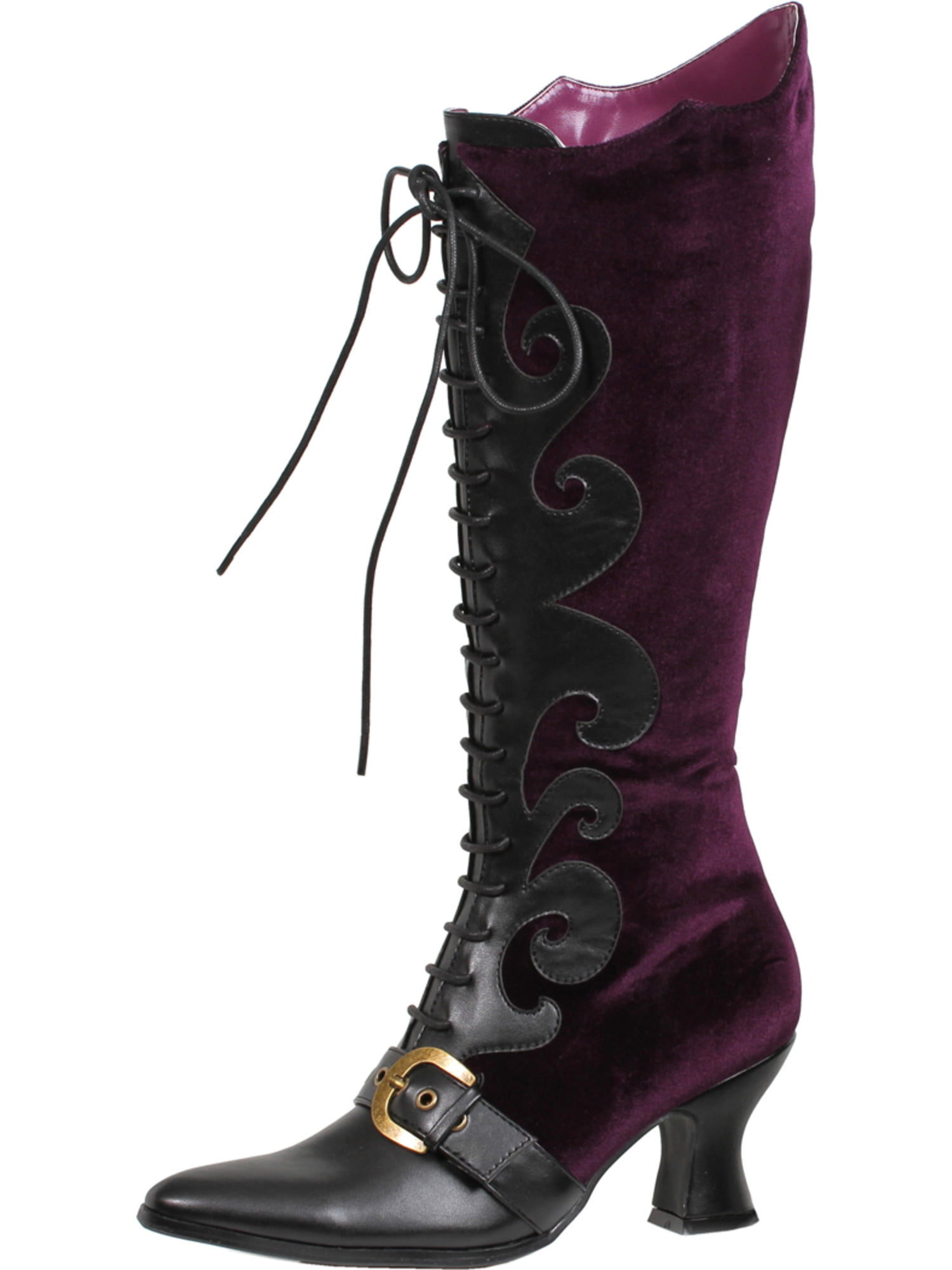Boots Lace Ups Witch Shoes Chunky 
