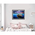 thumbnail image 3 of 5D Diamond Painting Kits Ferry, Diamond Painting Mountain Art, Paint By Numbers Full Round Drill Rhinestone Craft Canvas para decoración de pared 12x16inch, 3 of 5