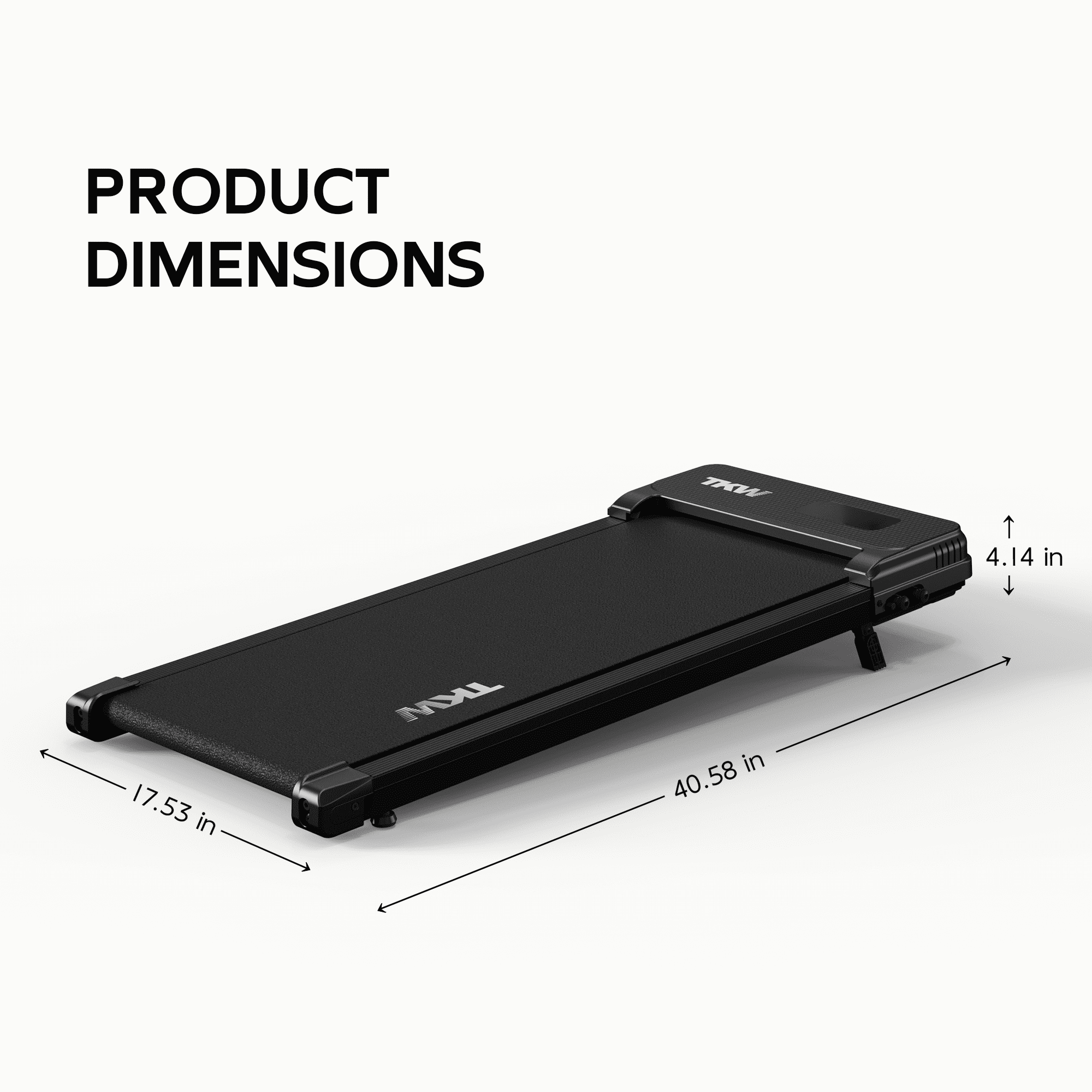 Lightweight Under Desk Treadmill, Remote Control Portable Walking Pad for Home & Office, Servo Motor Technology, 4-in-1 Walking Pad Treadmill, Adjustable Incline