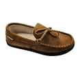 thumbnail image 2 of Isotoner Men's Microsuede Nigel Moccasin Slippers - 9F386 (Cognac, XL 11-12), 2 of 2