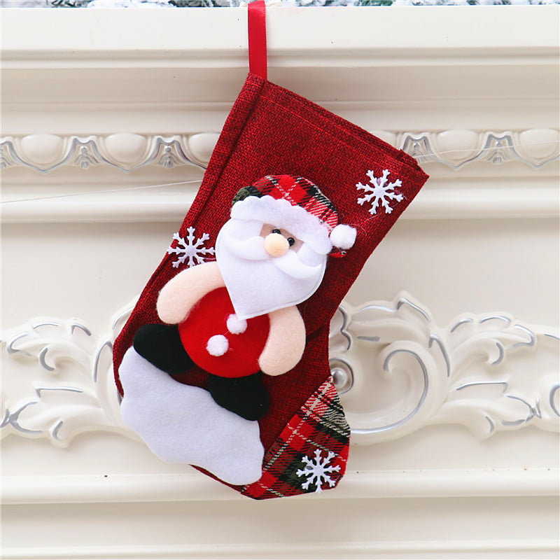 Wonderful Xmas Santa Claus Gift Bags Merry Christmas Candy Bags Decoration DF 