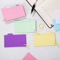 thumbnail image 2 of LIFKOME 450 Pcs Note Cards with Rings Paper Assorted Color Writing Journal Writing, 2 of 8