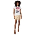 thumbnail image 3 of Batman Unstable Women's T Shirt (Large) White, 3 of 5
