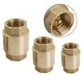 Brass Metal Base Spring Check Nonreturn Valves for 1/2 3/4 1inch Water