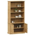 thumbnail image 5 of vidaXL Bookcase Storage 3 Shelf Bookcase for Living Room VIGO Solid Wood Pine, 5 of 28