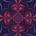 thumbnail image 1 of Ahgly Company Machine Washable Indoor Square Transitional Rebecca Purple Area Rugs, 8' Square, 1 of 7