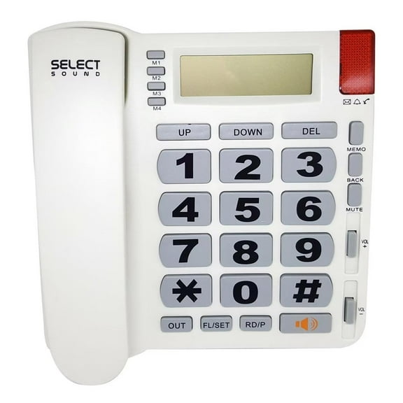 TELEFONO ALAMBRICO SELECT SOUND 8216 BLANCO