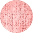 thumbnail image 1 of Ahgly Company Indoor Round Solid Red Modern Area Rugs, 3' Round, 1 of 4