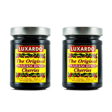 Luxardo Gourmet Maraschino Cherries - 400g Jar - 2 Pack