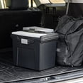 thumbnail image 2 of IRIS USA File Box with Lid File Organizer for Letter File w/Organizer-Lid, Water Resistant Document Box, Plastic Mobile Filing Organizer, Secure Buck, 2 of 11