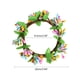 thumbnail image 5 of Corona de Pascua para puerta de entrada, coronas de bayas artificiales para primavera, decoración de Pascua, pared, ventana, decoración de granja, 5 of 8