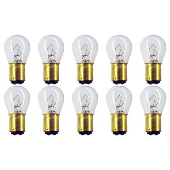 CEC Industries #308 Bulbs, 28 V, 18.76 W, BA15d Base, S-8 shape (Box of 10)