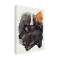 thumbnail image 2 of Jennifer Paxton Parker 'Watercolor Bison Profile II' Canvas Art, 2 of 3