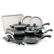Farberware 17 Piece Cookware Set, Black
